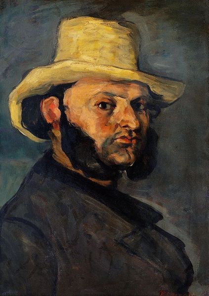 Gustave Boyer in a Straw Hat