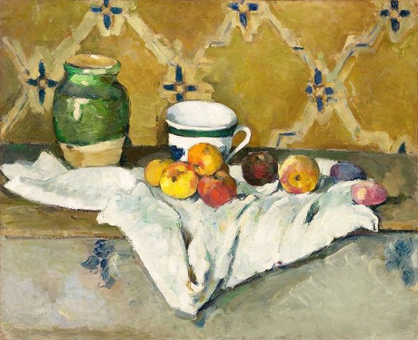 Still Life with Jar, Cup, and Apples혻