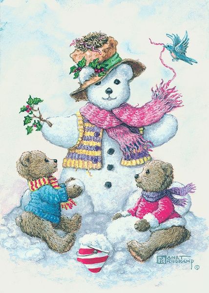 Snowman Teddy Bear II