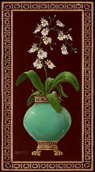 Ginger Jar with Orchids II