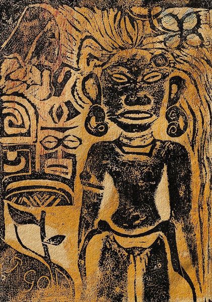 Tahitian Idol the Goddess Hina