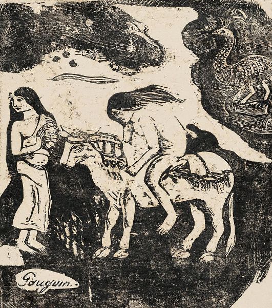 The Rape of Europa, from the Suite of Late Wood-Block Prints