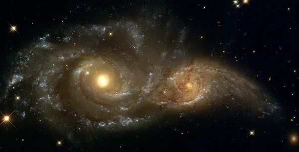 Two Spiral Galaxies
