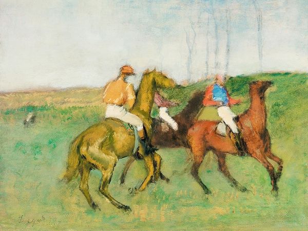 Jockeys and Race Horses