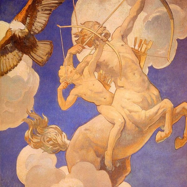 Chiron and Achilles 1921