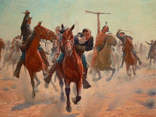 Gilcrease, Breaking through the line