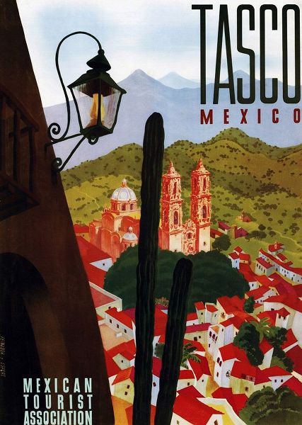 Tasco Mexico Travel Poster