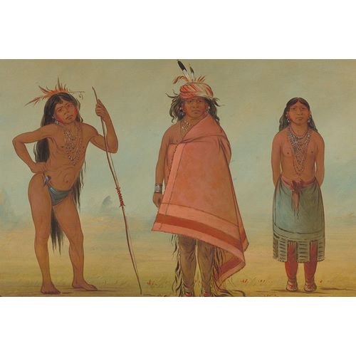 Cochimtee Chief, His Wife, and a Warrior