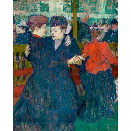 At the Moulin-Rouges, Two Women Walzing