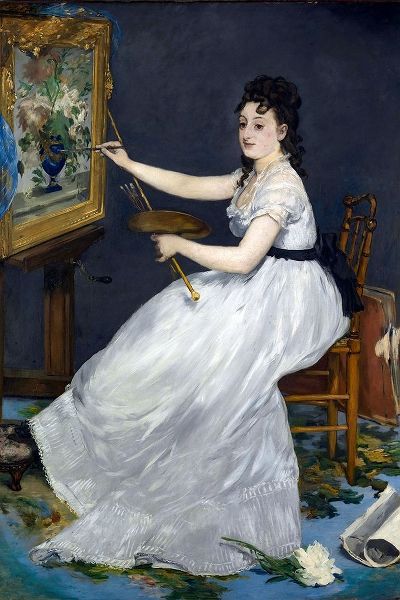 Portrait of Eva Gonzales in Manets studio
