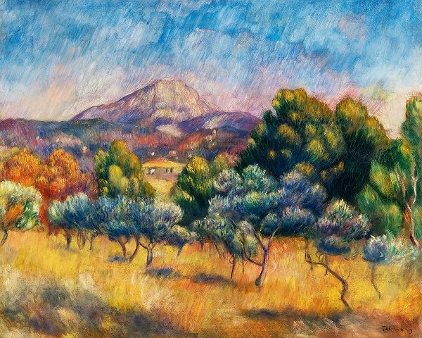 Sainte Victoire Mountain Landscape 1889