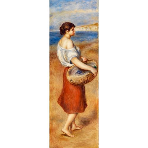 Girl with Basket of Fish 1890