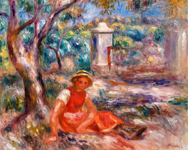 Girl at the Foot of a Tree 1914