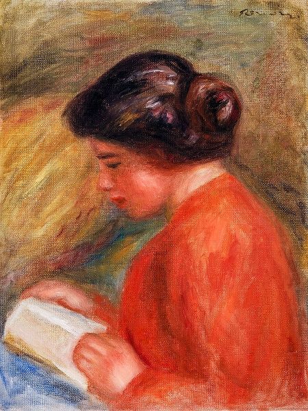 Young Woman Reading 1909