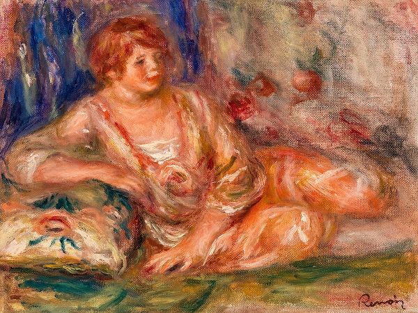 Andree in Pink, Reclining 1918