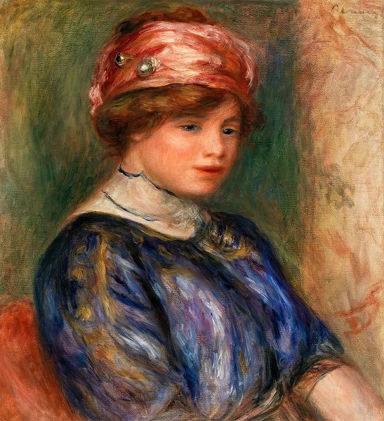 Young Woman in Blue, Bust 1911