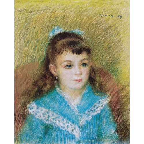 Portrait of a Young Girl, Elisabeth Maitre 1879