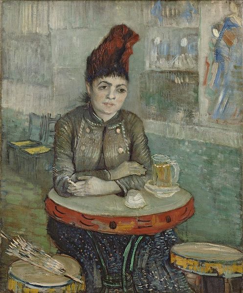 In the cafe, Agostina Segatori in Le tambourin
