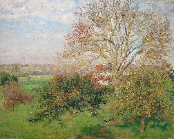 The Big Walnut Tree, Autumn Morning, Eragny
