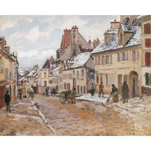 Pontoise, the Road to Gisors in Winter
