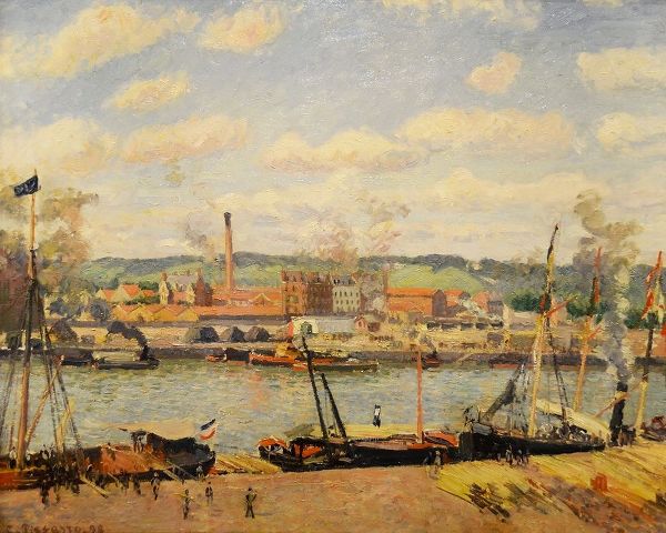 View on the cotton mill of Oiseel near Rouen