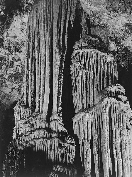 Rock formations in the Kings Chamber. Carlsbad Caverns National Park New Mexico