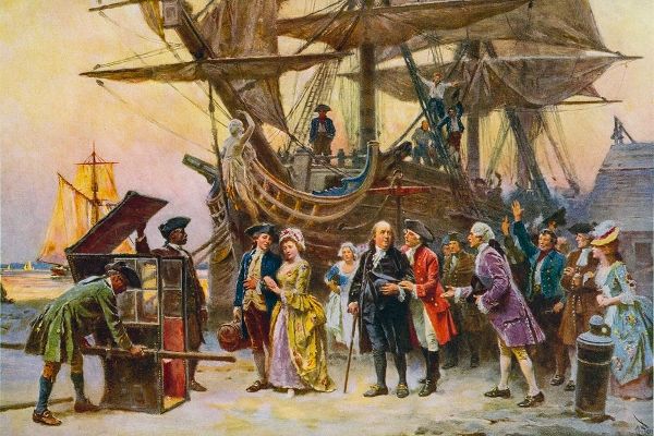 Franklins Return to Philadelphia-1785