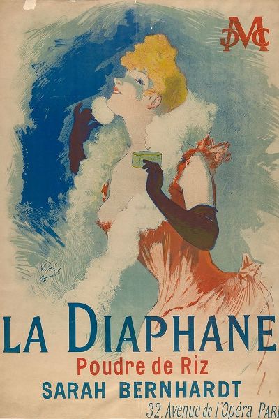 La Diaphane. Poudre de Riz 1890