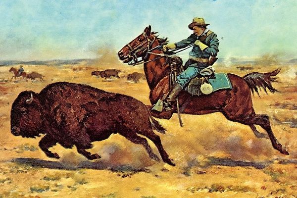 U.S. Cavalry Hunting Buffalo