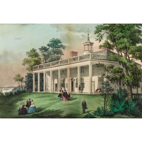 The home of Washington-Mount Vernon-Va