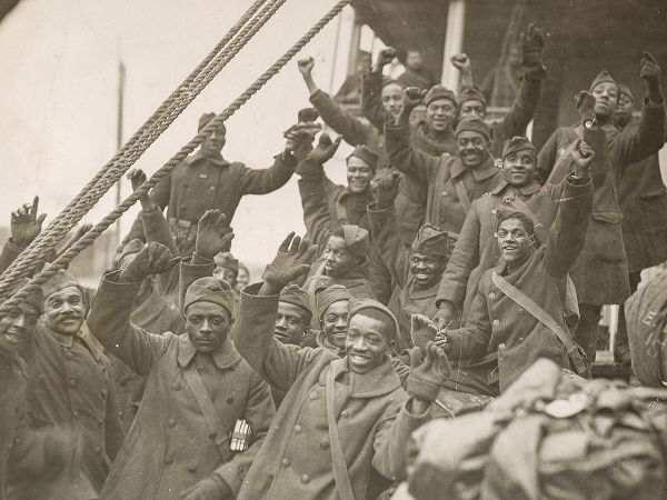 WWI The famous 369th arrive in New York City