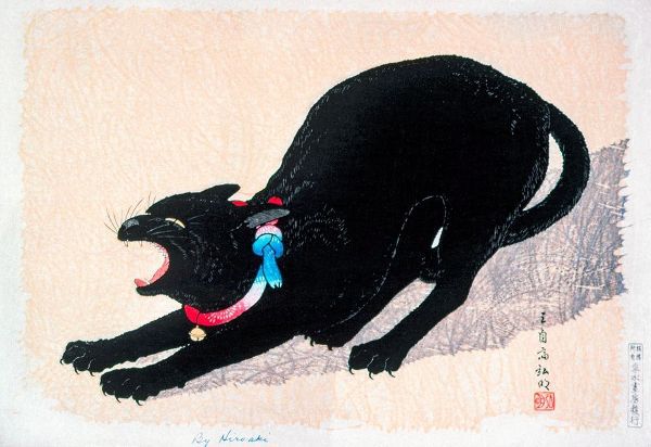Takahashi, Hiroaki 아티스트의 Black Cat Hissing작품입니다.