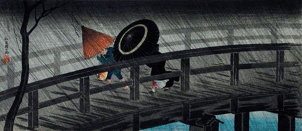 Takahashi, Hiroaki 아티스트의 Rain on Izumi Bridge작품입니다.