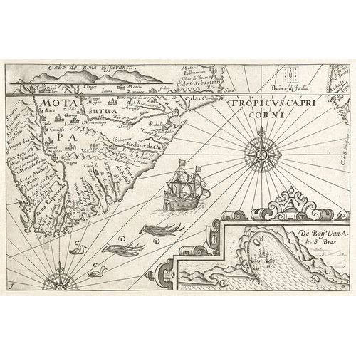 Vintage Maps 아티스트의 Map of the Cape of Good Hope 작품