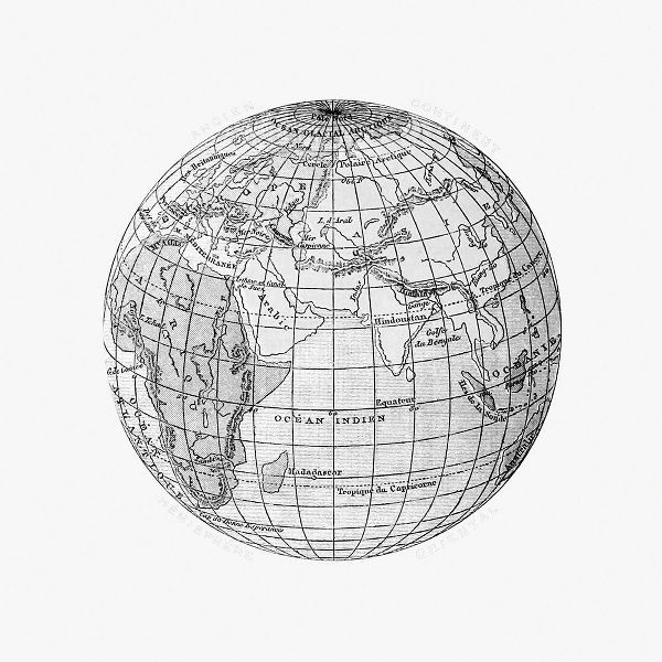 British Library 아티스트의 World atlas from The Practical Teaching of Geography 1878 작품