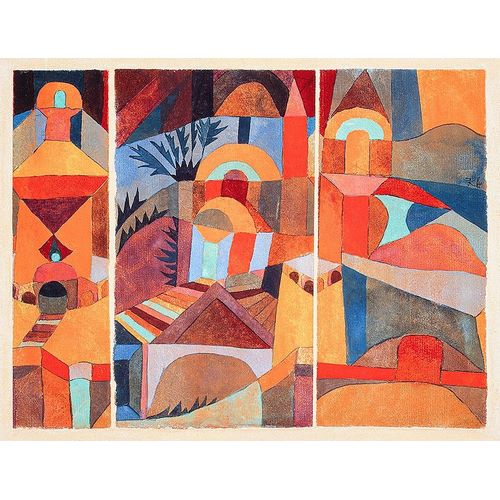 Klee, Paul 아티스트의 Temple Gardens 작품