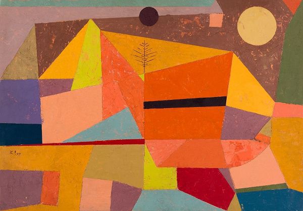 Klee, Paul 아티스트의 Joyful Mountain Landscape 작품