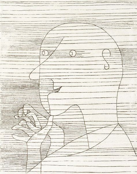 Klee, Paul 아티스트의 Old Man Counting on his Fingers 작품