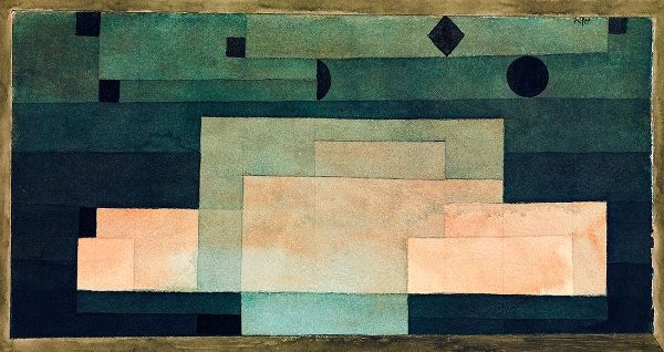 Klee, Paul 아티스트의 The Firmament Above the Temple 작품