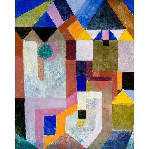 Klee, Paul 아티스트의 Colorful Architecture 작품