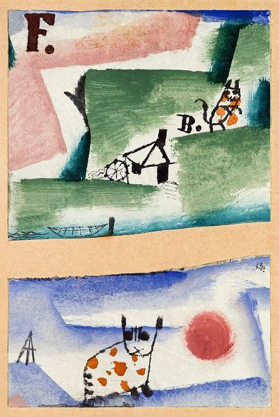 Klee, Paul 아티스트의 Tomcats Turf 작품
