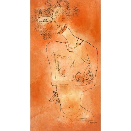 Klee, Paul 아티스트의 Lady Inclining Her Head 작품