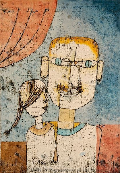 Klee, Paul 아티스트의 Adam and Little Eve 1921 작품
