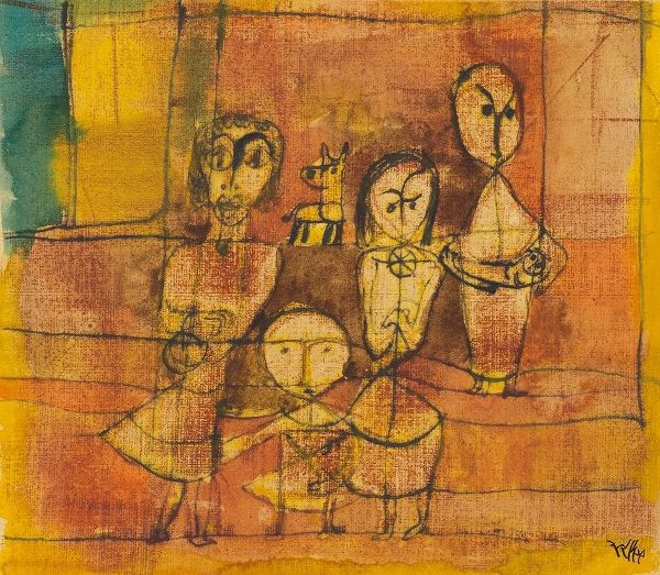 Klee, Paul 아티스트의 Children with Dog 1920 작품