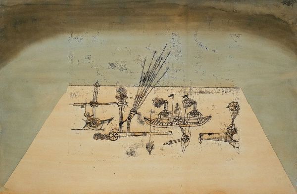 Klee, Paul 아티스트의 Yellow Harbor 작품