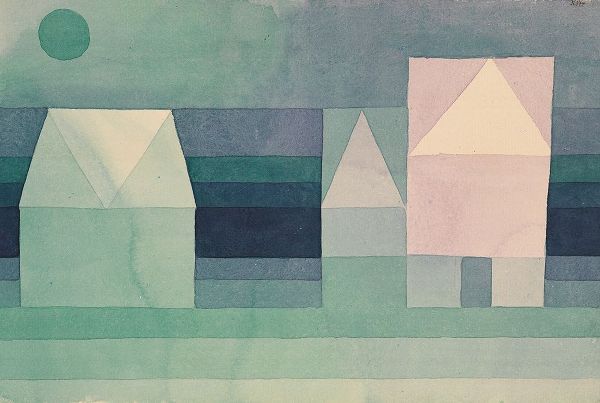 Klee, Paul 아티스트의 Three Houses 작품
