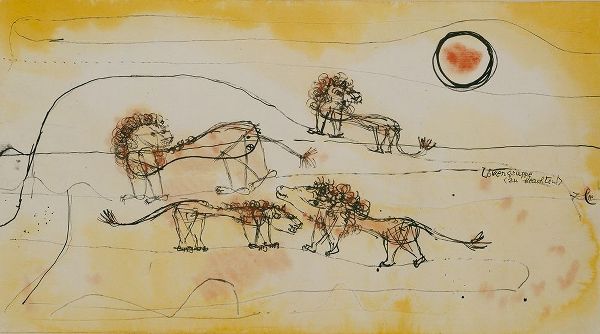 Klee, Paul 아티스트의 A Pride of Lions 작품