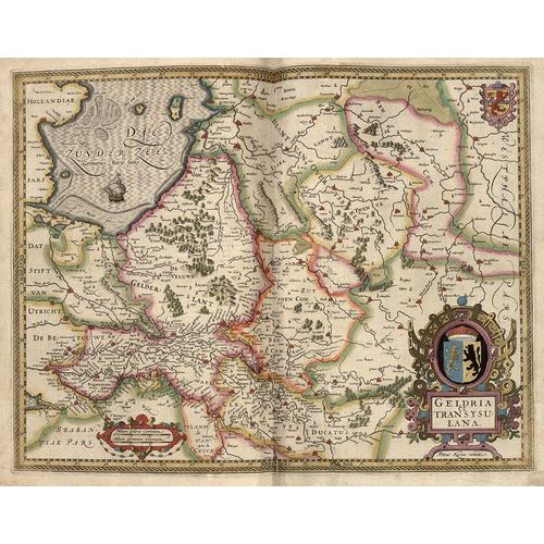 Vintage Maps 아티스트의 Map of Transylvania Roumania 작품