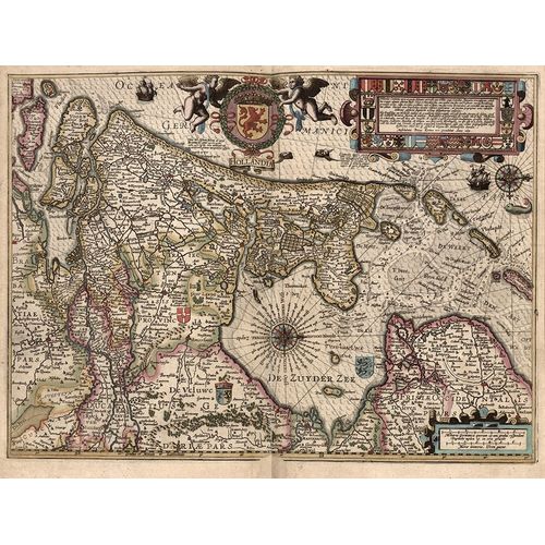 Vintage Maps 아티스트의 Holland and The Zuider Zee 작품