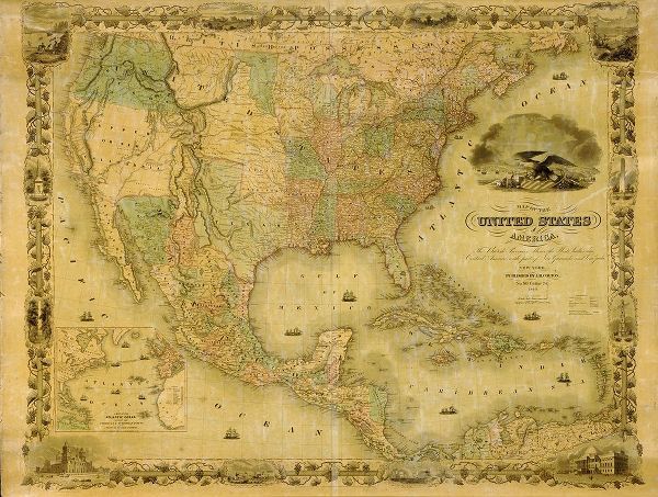 Vintage Maps 아티스트의 United States 작품